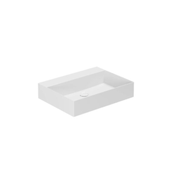 Waschtisch Keramik Azzurra Elegance Squared B= 60 cm weiss