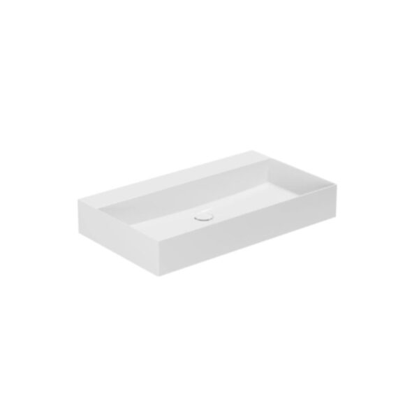 Waschtisch Azzurra Elegance Squared B= 80 cm weiss