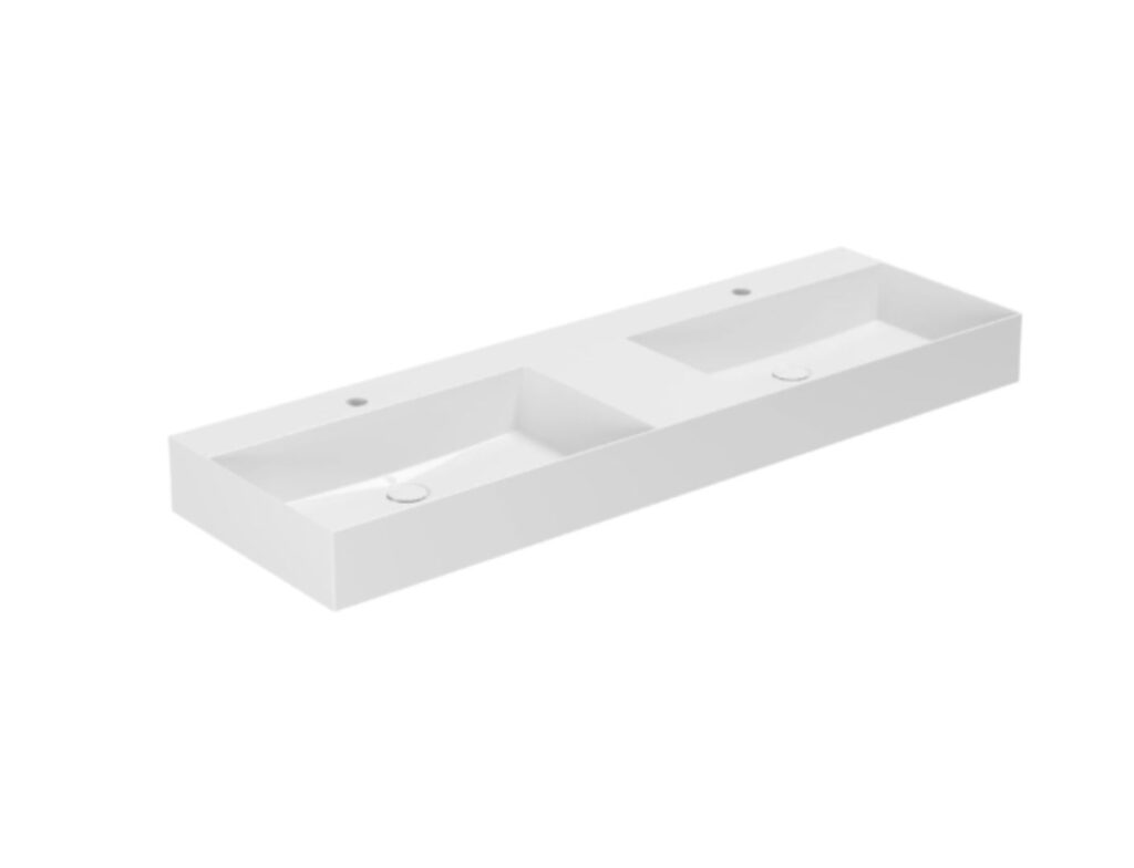 Waschtisch Azzurra Elegance Squared B= 142 cm weiss