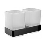 Doppel Glashalter mit Glas EMCO loft black