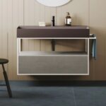 Badmöbelkombination Azzurra Sqaured Elegance