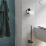 Kleiderhaken Doppel EMCO Round Black Bad-Accessoires