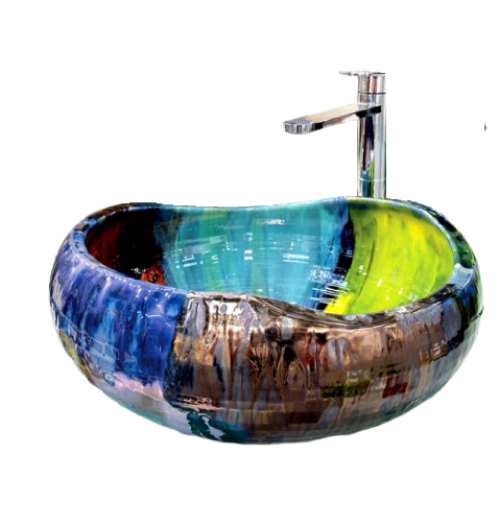 Aufsatzbecken Domiziani Keramik Eolo 40