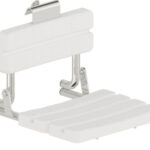 Barrierefrei LEHNEN Einhängesitz Duschreling weiss