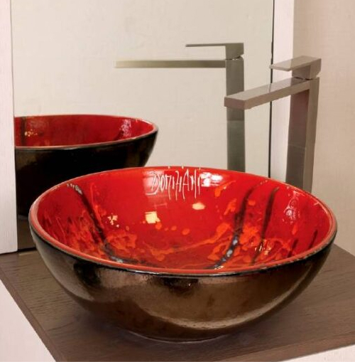 Aufsatzbecken Domiziani Keramik Flat shape 15