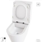 WC-Stand wnadbündig mit Aufsatzspülkasten Azzurra FORMA weiss