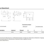 Barrierefrei Geberit Waschtisch B=64x49