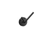 Kleiderhaken Doppel EMCO Round Black Bad-Accessoires