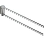 Handtuchhalter doppelt Keuco Plan A=43.8 cm Edelstahl Bad-Accessoires