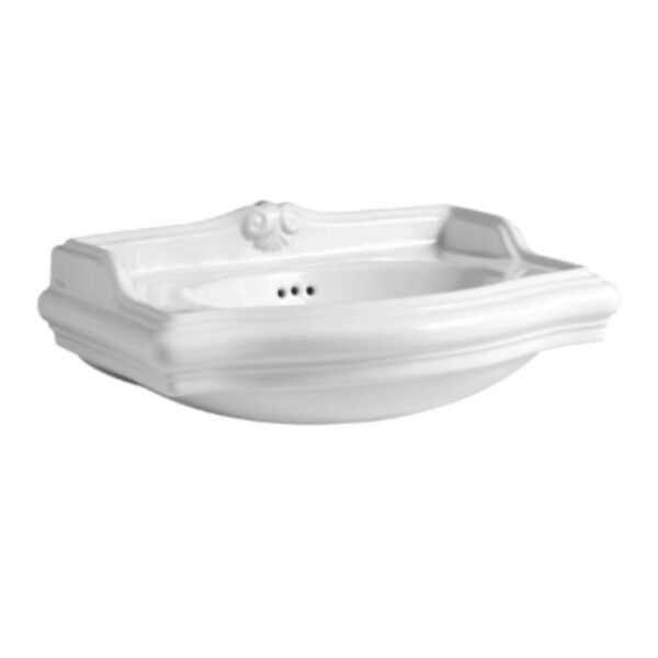 Waschtisch Keramik JUBILAEUM B= 50 cm weiss glanz Nostalgisch Retro