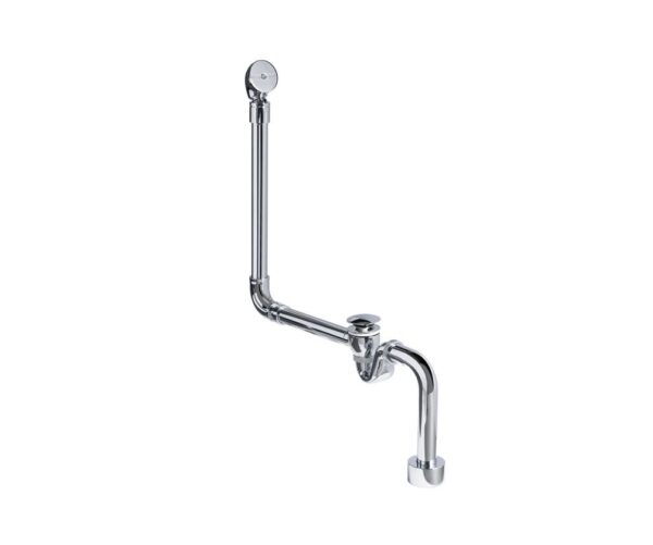 Ablauf Badewanne freistehend V+A K30 Nickel Glanz