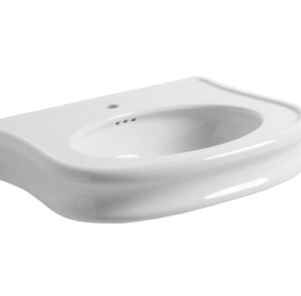 Waschbecken Keramik Simas Lante B= 90 cm Nostalgisch Retro
