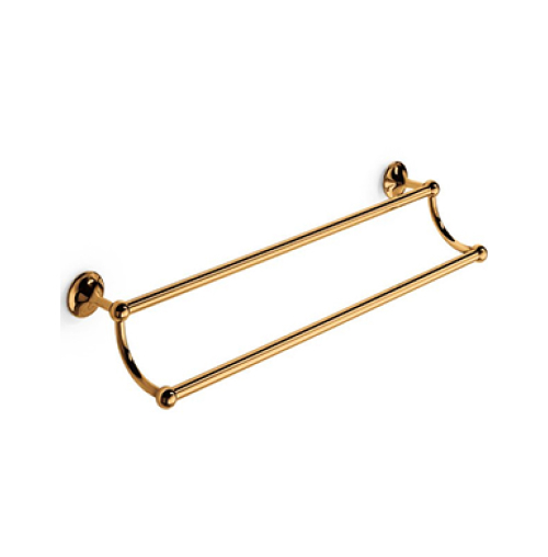Handtuchstange Doppelt 60 cm LineaBeta VENESSIA Retro Gold