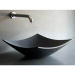 Aufsatzbecken Naturstein GioiaBagno Nero assoluto