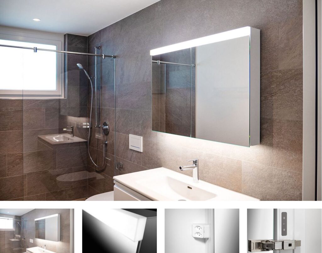 Spiegelschrank Schneider LOW-Line Plus LED 60 Eintürig R