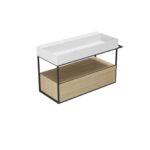 Aufsatzbecken Keramik Azzurra Elegance Squared