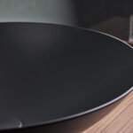 Aufsatzbecken ALAPE Metallic Dark Iron D=36cm