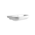 Aufsatzbecken Keramik mit Überlauf Azzurra NUVOLA 90x45 weiss