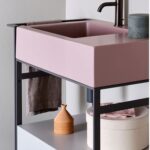 CIELO NARCISO Badmöbel B= 76 cm Ceramica Cielo Design Italien Keramik