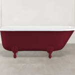 Badewanne freistehend Glanz V+A Hampshire Rot