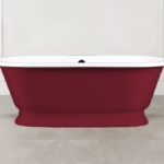 Badewanne freistehend Glanz V+A York Rot