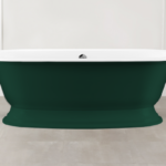 Badewanne freistehend Glanz V+A Elwick grün