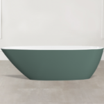 Badewanne freistehend Glanz V+A Mozzano Grün