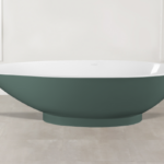 Badewanne freistehend Glanz V+A Napoli Grün