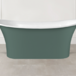 Badewanne freistehend Glanz V+A Toulouse hellgrün