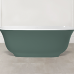Badewanne freistehend Glanz V+A Amiata Grün