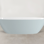 Badewanne freistehend Glanz V+A Terrassa Babyblau