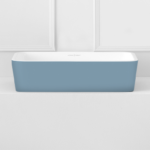 Aufsatzbecken Steinguss V+A Edge Blau