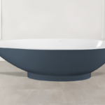Badewanne freistehend Glanz V+A Napoli Grau