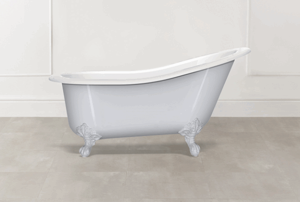 Badewanne freistehend Glanz V+A Shropshire Nostalgisch retro Victorian & Albert