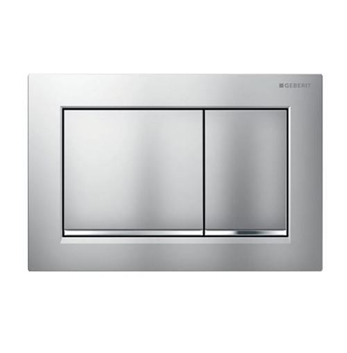 Betätigungsplatte Geberit Omega 30 Mattverchromt
