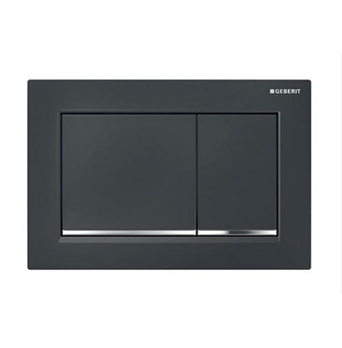 Betätigungsplatte Geberit Omega 30 Schwarz