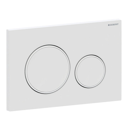 Betätigungsplatte Geberit Sigma 20 Weiss matt