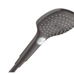 Raindance Select E Handbrause 120 3jet Chrom Schwarz gebürstet