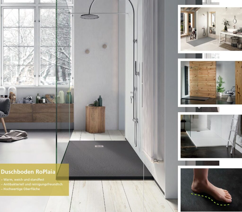 Duschwanne weich Romay RoPlaya 90x140