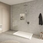 Duschtrennwand KORALLE Seitenwand freistehend S505 tdfq