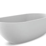 Badewanne freistehend matt JEE-O Dubai weiss Freistehende Badewanne Mineralguss