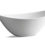 Badewanne freistehend matt JEE-O Rio weiss Mineralguss Freistehende Badewanne