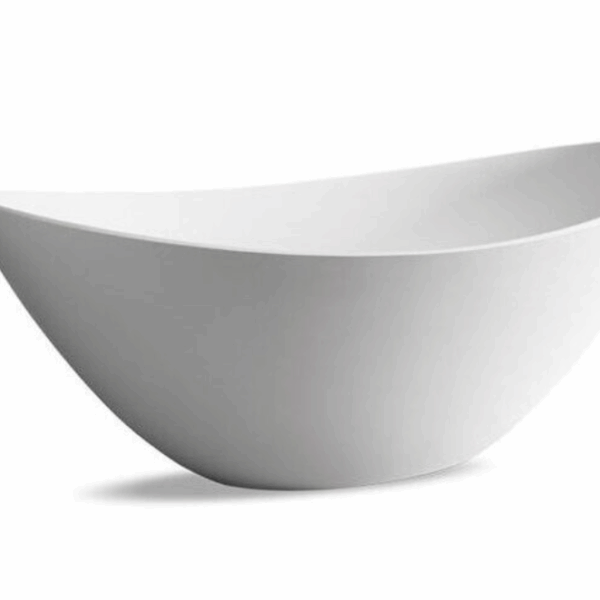 Badewanne freistehend matt JEE-O Rio weiss Mineralguss Freistehende Badewanne