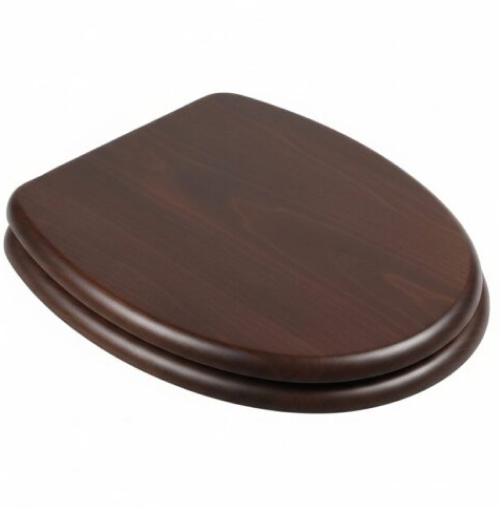 WC Deckel Simas Arcade Massiv Holz Nussbaum