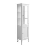 Badmöbel stehend Simas Arcade 48 x 36 x 182 Weiss Glanz