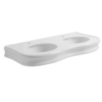 Waschbecken Keramik Doppel Simas Lante B= 120 cm