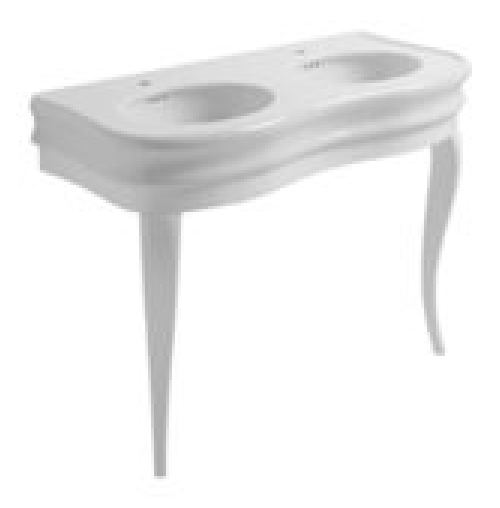 Fussgestell zu Doppel-Waschtisch LANTE