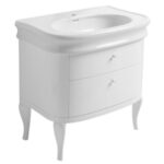 Badmöbel Nostalgisch mit Waschtisch Lante 90