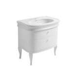 Badmöbel retro inkl. Waschtisch Lante Nostalgisch Bodenstehend