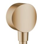 Schlauchanschluss rund Hansgrohe Duschen Fixfit-E Bronze gebürstet